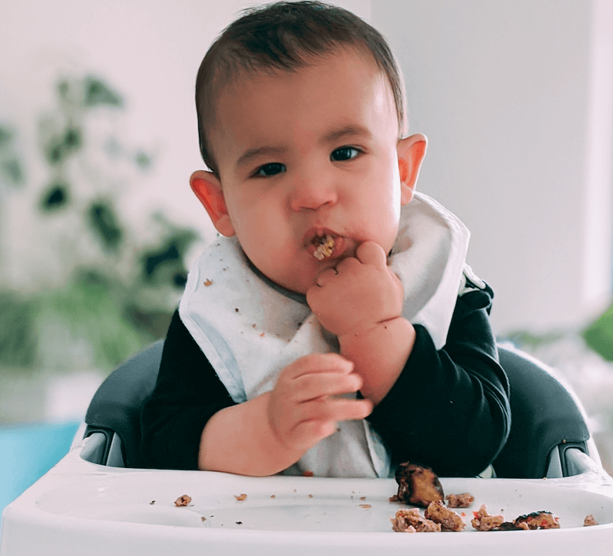 Baby eating